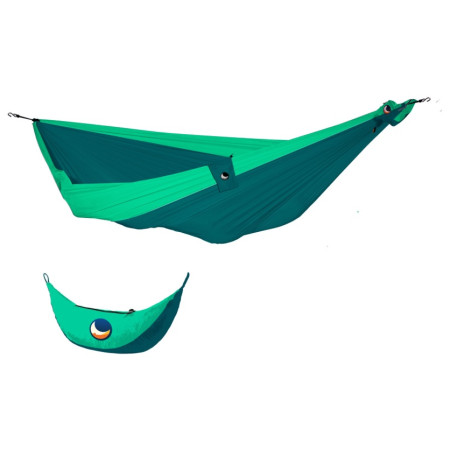 Hamak Ticket to the moon King Size Hammock zielony/niebieski Emerald/Green