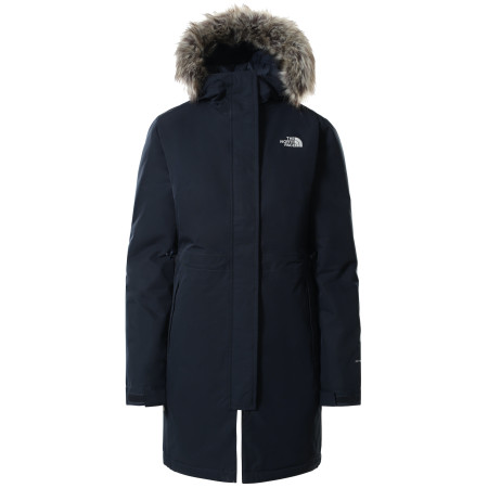 Płaszcz damski The North Face Recycled Zaneck Parka ciemnoniebieski UrbanNavy