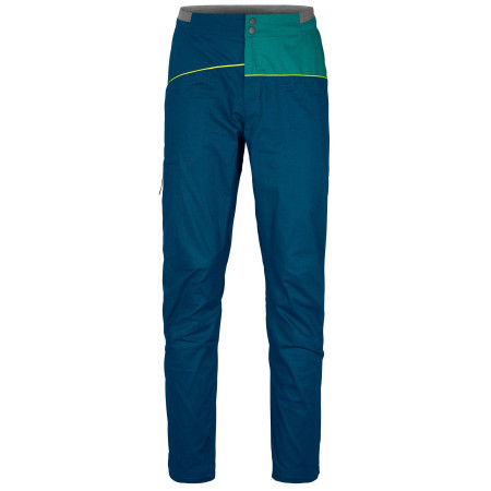 Spodnie męskie Ortovox Valbon Pants niebieski Petrol Blue