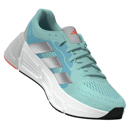 Damskie buty do biegania Adidas Questar 2 W niebieski Flaaqu/Silvmt/Solred