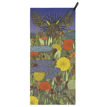 Ręcznik szybkoschnący PackTowl Personal Body niebieski/czerwony Mystic Moose Print