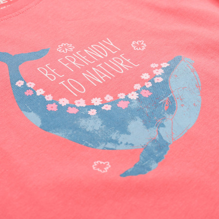 T-shirt dziecięcy Alpine Pro Termeso 2 Coral