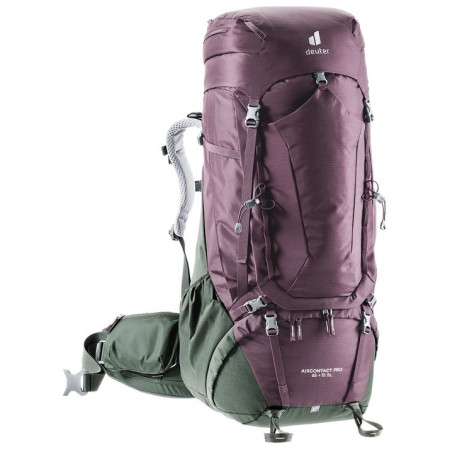 Plecak damski Deuter Aircontact PRO 65+15 SL fioletowy AubergineIvy