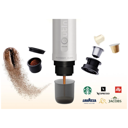 Przenośny ekspres do kawy Buydeem Outin