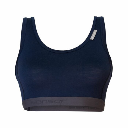 Sportowy biustonosz Sensor Merino Active Deep Blue