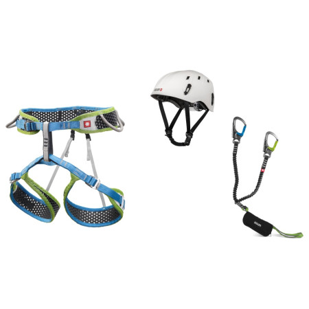 Zestaw Ferratowy Ocún Via Ferrata Webee pail set niebieski