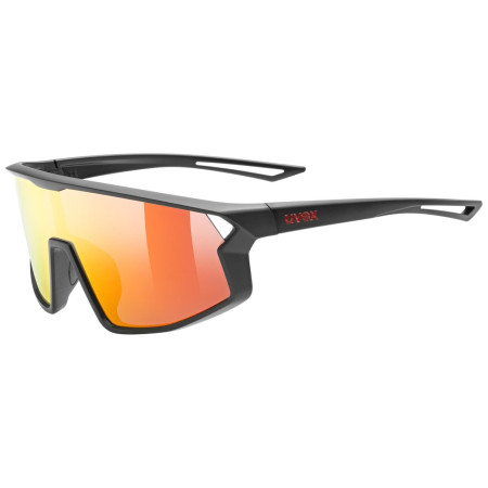 Dziecięce okulary przeciwsłoneczne Uvex Skyryse Jr. czarny/czerwony Black Matt/Mir.Red