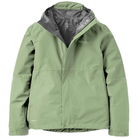 Kurtka damska Rab Downpour Jacket Wmns zielony