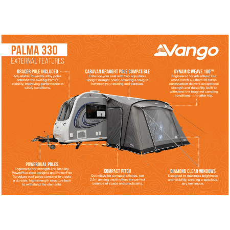 Przedsionek Vango Palma 330