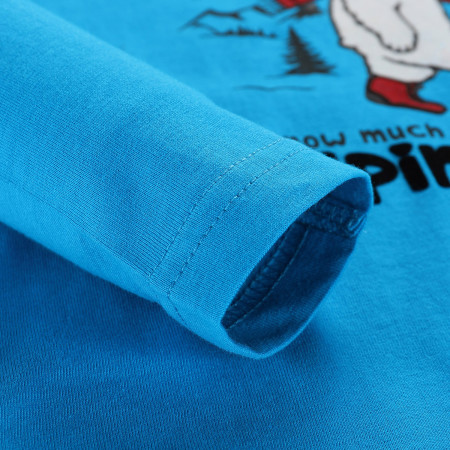 T-shirt dziecięcy Alpine Pro Ecco 2 Blue