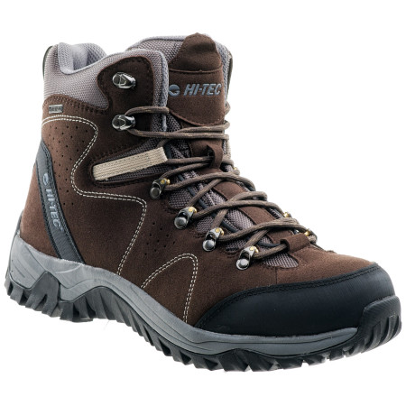 Buty męskie Hi-Tec Salado Mid WP brązowy Brown/Black/DarkGray