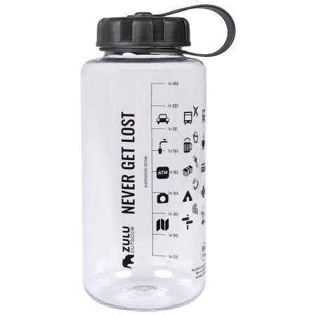 Butelka Zulu Travel Tritan Wide 1L przeroczysty transparent