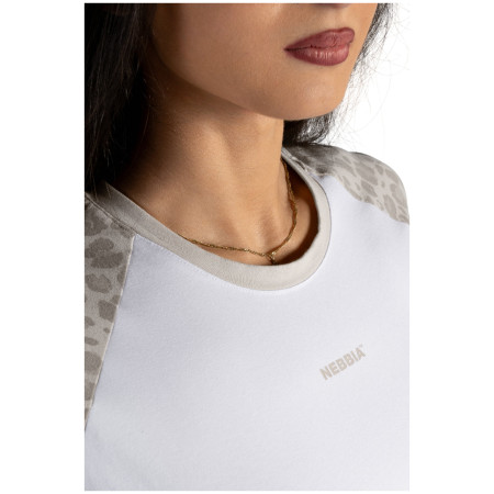 Koszulka damska Nebbia Crop Top Leopard '97 Primal
