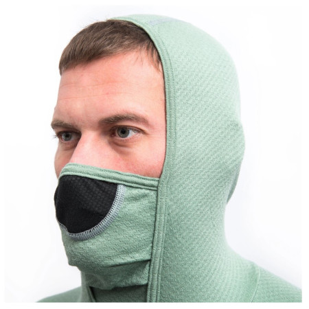 Męska koszulka Sensor Merino DF dł. rękaw z kapturem