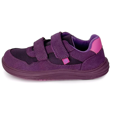 Dziecięce całoroczne buty barefoot Bugga Safi Dark Purple