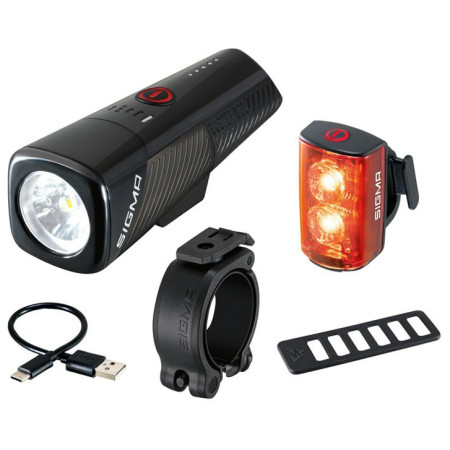 Przednia/tylna lampka Sigma Buster 800 + Buster RL 80