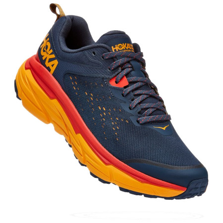Buty męskie Hoka One One M Challenger Atr 6 Wide niebieski/pomarańczowy Outer Space / Radiant Yellow