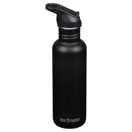 Butelka ze stali nierdzewnej Klean Kanteen Classic 27oz (w/Flip Seal Sport) czarny Black