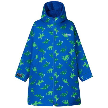 Płaszcz nieprzemakalny dziecięcy Regatta Junior Changing Robe Olymp Blue Dino niebieski Olymp Blue Dino