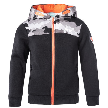 Bluza dziecięca Bejo Dandir Kdb czarny Black/Moro Print/Orange