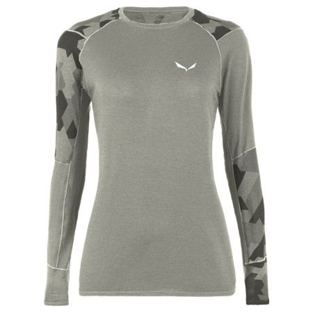 Koszulka damska Salewa Cristallo Warm Amr W L/S Tee. zarys 0624 - heather grey