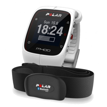 Zegarek Polar Hodinky M400 biały White