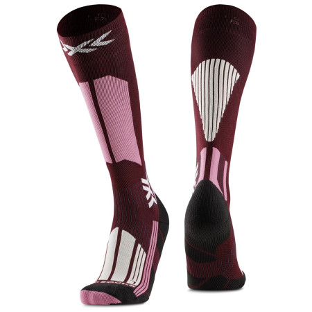 Damskie podkolanówki X-Socks Ski Touring Perform Otc niebieski DEEP PURPLE/LIGHT SAND