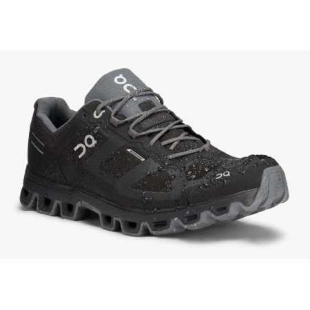 Buty do biegania dla mężczyzn On Running Cloudventure Waterproof czarny Black/Graphit