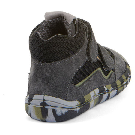 Dziecięce całoroczne buty barefoot Frodo Barefoot Tex Fun Autumn Grey/Black