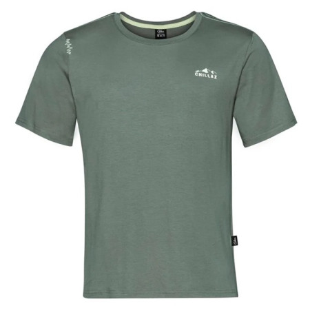 Koszulka męska Chillaz Bozen Chillaz Mountain zielony Dark Green