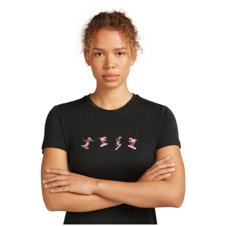 Koszulka damska Icebreaker Women Merino 150 Tech Lite SS Tee Snow Day