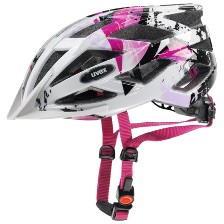 Kask rowerowy Uvex Air wing 2024 biały/różówy WhitePink