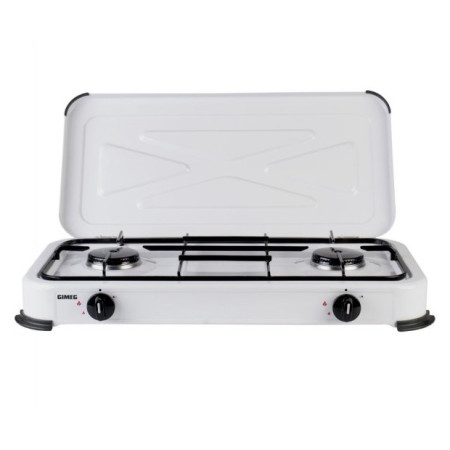 Kuchenka gazowa Gimeg Dwupalnikowa kuchenka gazowa biały