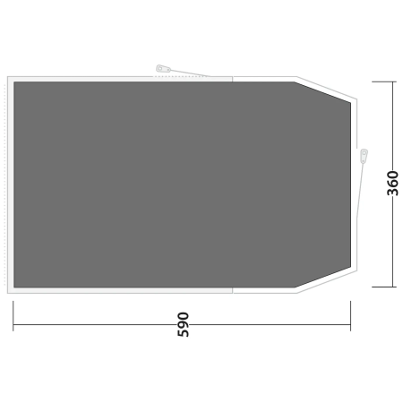 Podkład pod namiot Outwell Footprint Rockwell 6