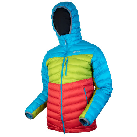 Męska kurtka puchowa Sir Joseph Apris Hooded Man II turkusowy TurquoiseRedGreen
