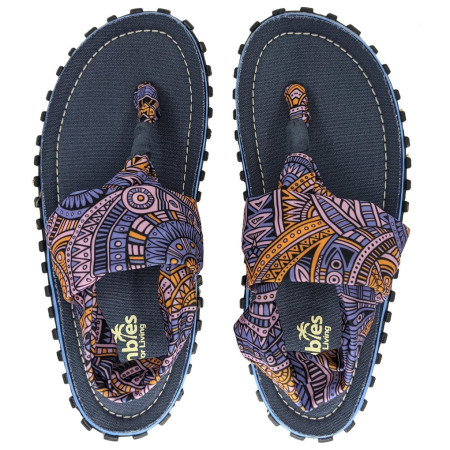 Sandały damskie Gumbies Slingback Aztec niebieski