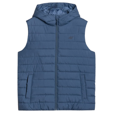 Kamizelka męska 4F Vest Jacket M225 niebieski DENIM