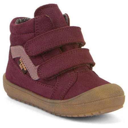 Dziecięce całoroczne buty barefoot Frodo Ollie Tex Bordeaux bordowy bordeaux