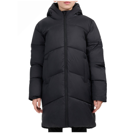 Kurtka zimowa dla dziewczynek 4F Down Jacket F0921 Deep Black czarny Deep Black
