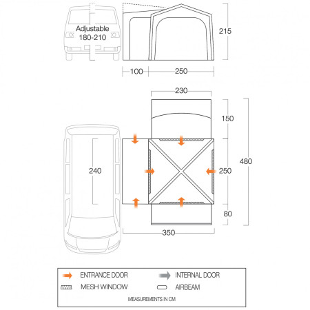 Przedsionek Vango Versos Air Low