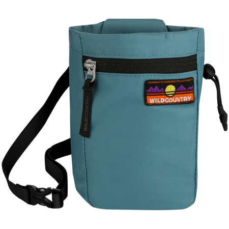 Worek na magnezję Wild Country Flow Chalk Bag niebieski deepwater
