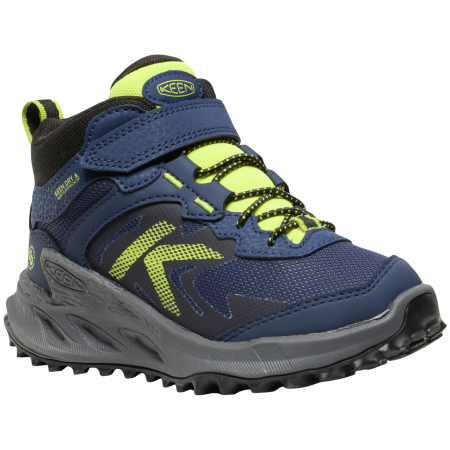 Buty dziecięce Keen Zionic Mid Wp Children niebieski naval academy/evening primrose