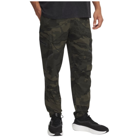 Spodnie męskie Under Armour Unstoppable Cargo Pant ciemnozielony Marine OD Green / Baroque Green / Black