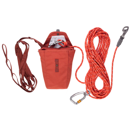Uwięź dla psa Ruffwear Knot-a-Hitch™ matowy czerwony Red Clay
