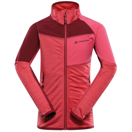 Bluza dziecięca Alpine Pro Onneco 2 Dětská Mikina czerwony raspberry