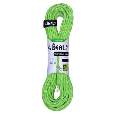 Lina wspinaczkowa Beal Wall Cruiser 9,6 mm (40 m) zielony