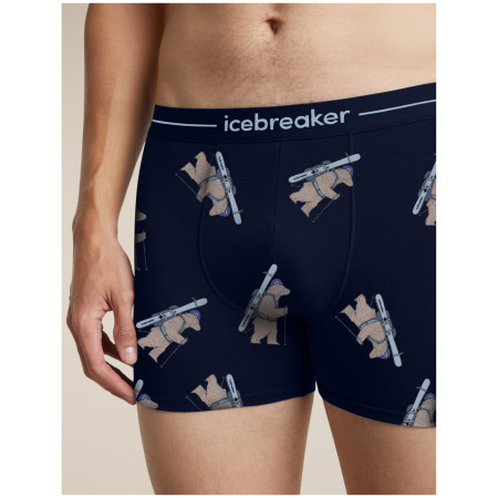 Męskie bokserki Icebreaker Men M 150 Anatomica Boxers BearTourAOP