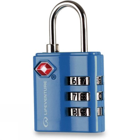 Kłódka LifeVenture TSA Combi Lock niebieski Blue