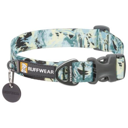 Obroża dla psa Ruffwear Front Range™ Collar jasnozielony/ciemnozielony Sweeping Sage