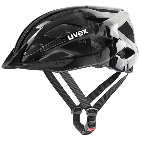 Dziecięcy kask rowerowy Uvex Air Wing 2 czarny/szary warm grey-black